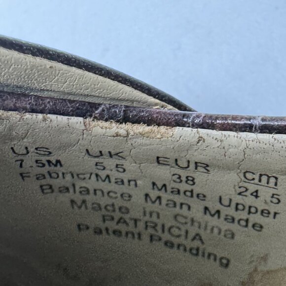 Naturalizer Patricia, Brown Print Women's Shoes Size 7-1/2M With Box - Picture 9 of 9